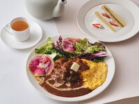 [Special Brunch with Dessert & Drink] Young chicken brown stew omelet rice infused with fermented butter