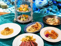 September 1 onwards: [Selectable Lunch with Afternoon Set] A selection of appetizers for a taste of happiness, plus a main dish chosen from 5 options, and a seasonal afternoon set included | Luxurious lunch (lunch + afternoon)