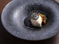 【KAGAMI+ Collaboration】 Teppanyaki dinner course “Kangetsu” / Original affogato