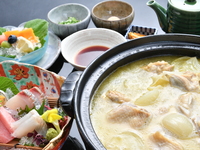 【早期予約特典付き】忘年会プラン＋水たき会席（鮑×但馬牛）