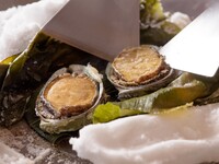 鮑の岩塩蒸しランチコース　〈￥17,600‐〉9/5～ 