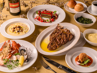 第二部19:30〜【2026 Christmas  T-BONE STEAK COURSE】シーフードプラッター含む全8品+ 乾杯グラスシャンパーニュ