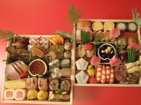 Early-bird discount [In-store pickup] 2027 “Limited quantity” handmade two-tier Osechi box
