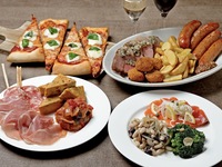[Officially guaranteed lowest price] Premium course including 2 hours of unlimited drinks. It features 6 appetizers, a Margherita pizza, and today’s pasta, with beef fillet as the main dish. This well-rounded course also offers a wide selection of drinks, including draft beer, sparkling wine, and Aperol.
