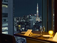 〚ハーフボトルシャンパン＆デザートプレート付〛摩天楼ディナー（東京タワー方面窓際確約）