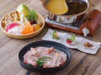 【Private Room】Shabu-shabu Hokkaido Yume no Daichi Yongen pork course