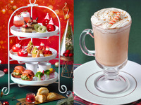 2時間カフェフリー【平日：シナモン・カフェモカ付き】真っ赤ないちごのクリスマスアフタヌーンティー