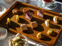 【夜カフェに】秋スイーツ満載　ナイトアフタヌーンティー＋乾杯シャンパン付（9月10月限定プラン）