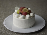 【10/1〜】ぶどうづくしのショートケーキ 丸型 8名様分【 ¥8,200円(税別) 】