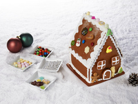 【Nakadori / 1pm Class】Gingerbread House Decoration Class