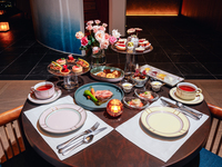 【12/24–27】WABARA Winter Afternoon Tea: Glass of champagne and Josper-grilled Japanese beef fillet
