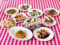11000円シェアコース　生牡蠣2ピース　飲み放題2時間（ラストオーダー30分前）
