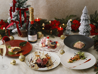 【早割★2026年Xmasディナー】オマール海老、鮑、真鯛、国産牛を堪能！18日～25日　1部
