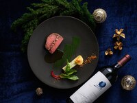【Xmas2026】＜プレミアムワイン3杯付＞３種の最高峰（グラン・ヴァン）と奏でる至福の饗宴、プレミアムディナー ￥55,000