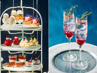 🎄【スペシャルドリンク＋カフェフリー】スノーホリデー×ジュリークローズアフタヌーンティー（12/19・24・25）