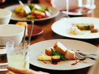 9/17～【런치】 Lunch Course 전 4품 건배 스파클링 와인 첨부