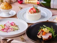 12/19・20・24・25【Xmasケーキ付きランチ】🥂スパークリングワインで乾杯🥂冬野菜と国産牛ステーキのハーフランチコース-SEASON-