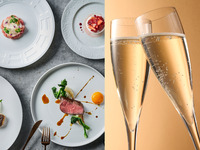 10月限定☆乾杯酒プレゼント！　メインが国産牛など高級食材が愉しめる贅沢フルコースディナー全7品～SPECIAL～