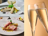 10月限定【平日】乾杯酒プレゼント！前菜は横浜野菜のバーニャカウダ・メインは鱸や北海道産豚肩ロースのWメインが愉しめるフルコースランチ（CHEFS SELECTION)