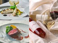 👑10月限定【ALL】乾杯酒含むペアリングワインをプレゼント！メインはイサキと国産牛フィレ肉のローストなどのワンランク上の贅沢コース全5皿(SPECIAL LUNCH)