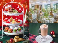 11月27日(金)限定☆特別会場開催！【平日】シナモン・カフェモカ付◇真っ赤ないちごのクリスマスアフタヌーンティー