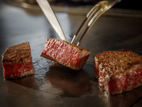 “Early Bird TEN | Welcome drink included, 21% off” Lunch course featuring domestic beef and seafood