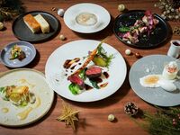 ＜早割10%OFF＞【クリスマスディナー】九州厳選食材と炭火で仕上げる梶屋牛・鹿肉のメイン等クリスマスディナー全7品(12/20～12/23ご来店)