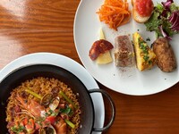 土日限定【ランチ】スープとタパスの盛り合わせ、選べるお米料理のお昼からスペイン堪能コース
