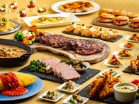【土日祝日/大人】鉄板焼きビーフステーキランチ&デザートビュッフェ ～50th Memories～