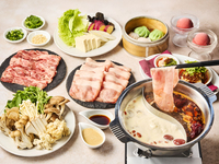 【薬膳火鍋コース】身体に嬉しい旨みたっぷり薬膳火鍋と人気の前菜や点心など！全6品＋選べる乾杯ドリンク