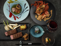 “Early Bird TEN | 15% OFF with a glass of champagne” Lobster, abalone, and Wagyu tasting dinner course
