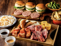 [American BBQ Plan] Enjoy an empty-handed BBQ on the open terrace while gazing at the ocean. Includes 2 hours of all-you-can-drink.
