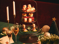 Pierre Hermé Paris Festive Afternoon Tea + Glass of Champagne 
