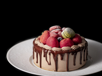 Gateau au fraise chocolate