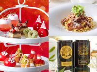 12月平日限定◇乾杯酒＋大人気アフタヌーンティー＋食後にはマリアージュフレールのカフェブリー付！サラダ・パスタ・真っ赤ないちごのアフタヌーンティースイーツ7種・冬のご褒美ランチ