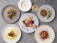 [Christmas Course] Toast with champagne + 4 appetizers + pasta + main course + dessert