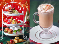 11月限定10%OFF【平日】シナモン・カフェモカ付◇真っ赤ないちごのクリスマスアフタヌーンティー